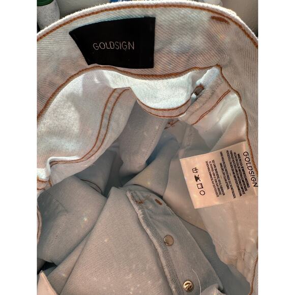 Goldsign Light Wash Straight Leg Jeans Women’s 29 Button Fly Made in USA - Picture 8 of 15